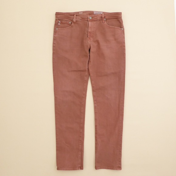 AG Adriano Goldschmied The Tellis Modern Slim Mens 36R Brown Cotton Blend Jeans - Picture 1 of 9